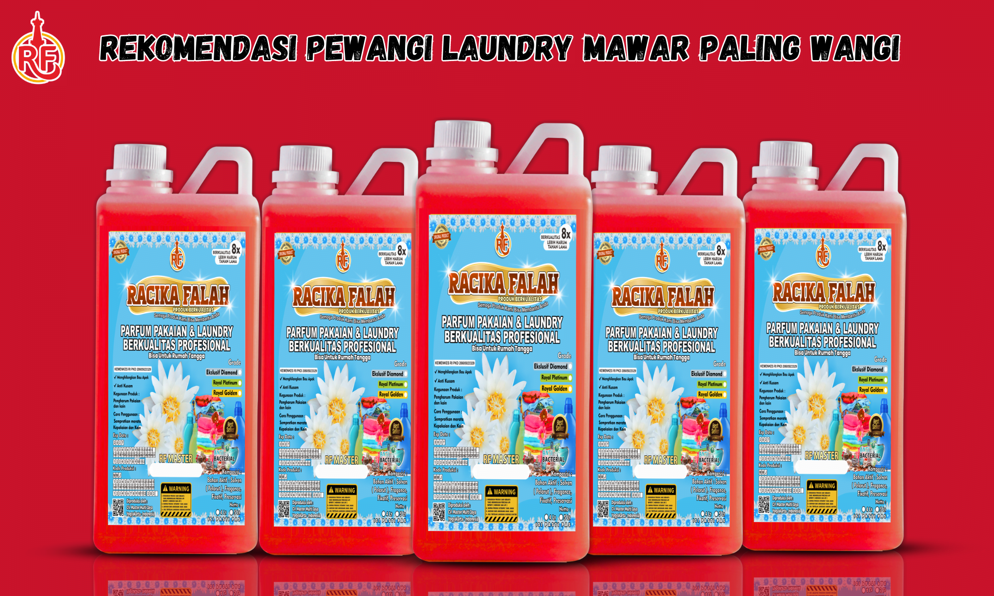 Rekomendasi Pewangi Laundry Mawar