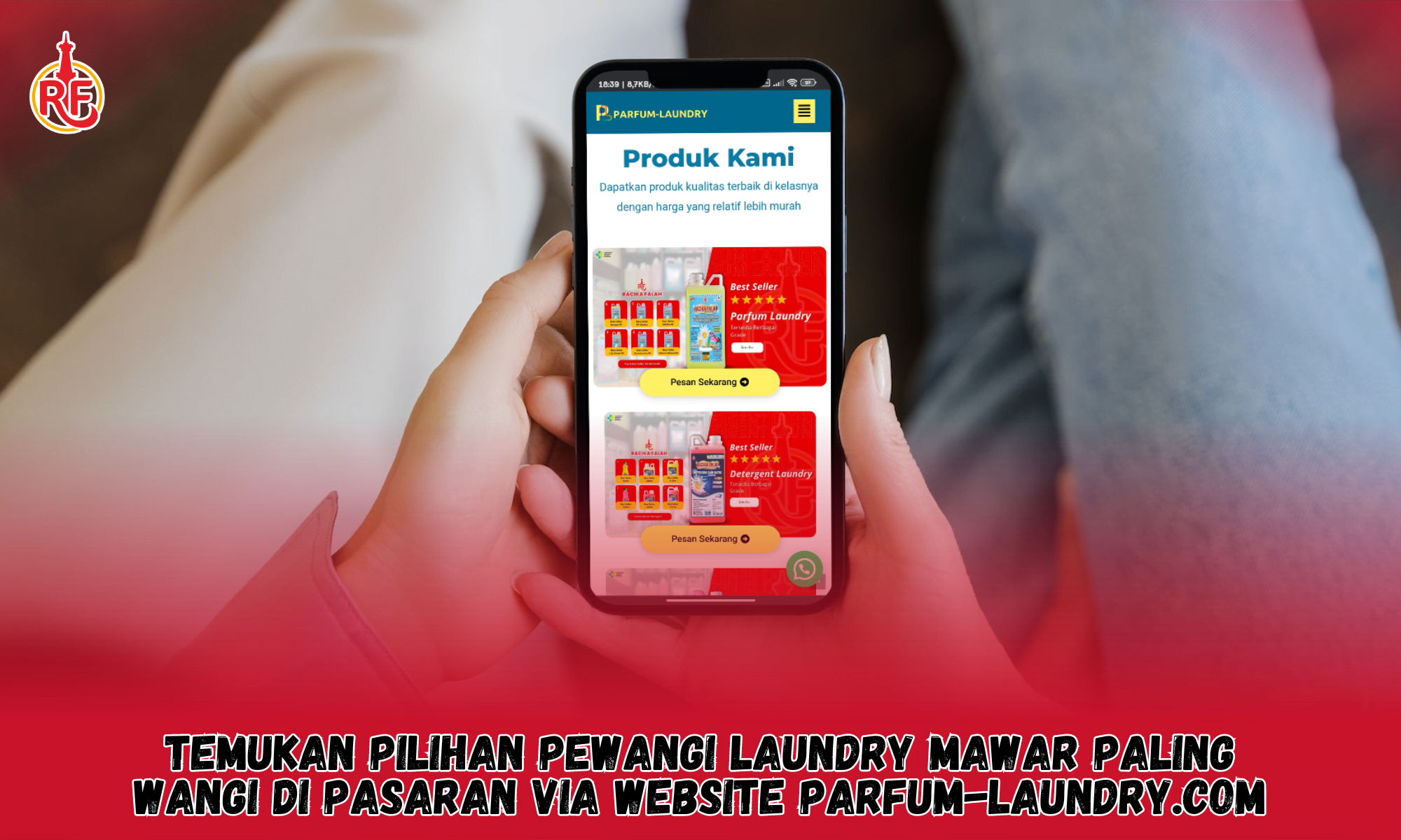 Temukan Pewangi Laundry